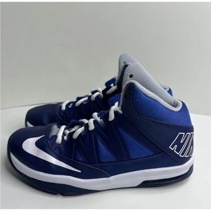 Nike Air Max Stutter Step Shoes Youth Size 5 Basketball Sneakers Blue 599288-410